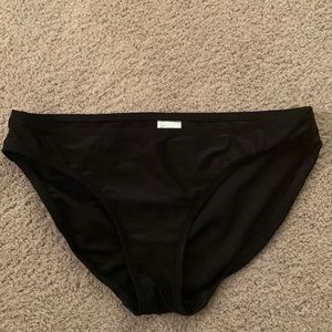 Black bathing suit bottoms